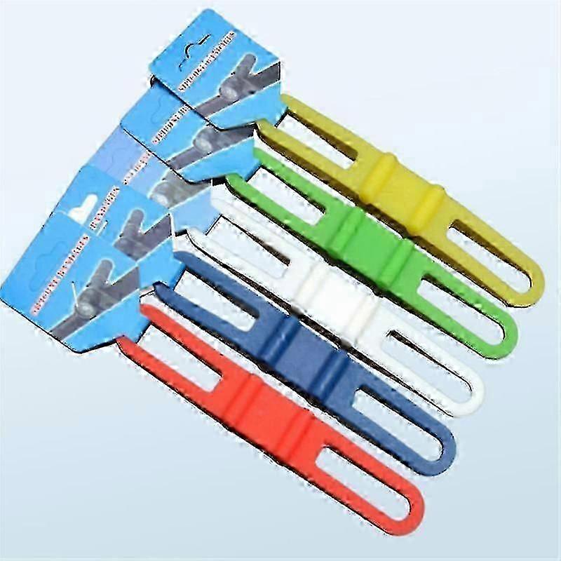 6 Pack Silicone Flashlight Bike Mount Straps for Bicycle Light Holder