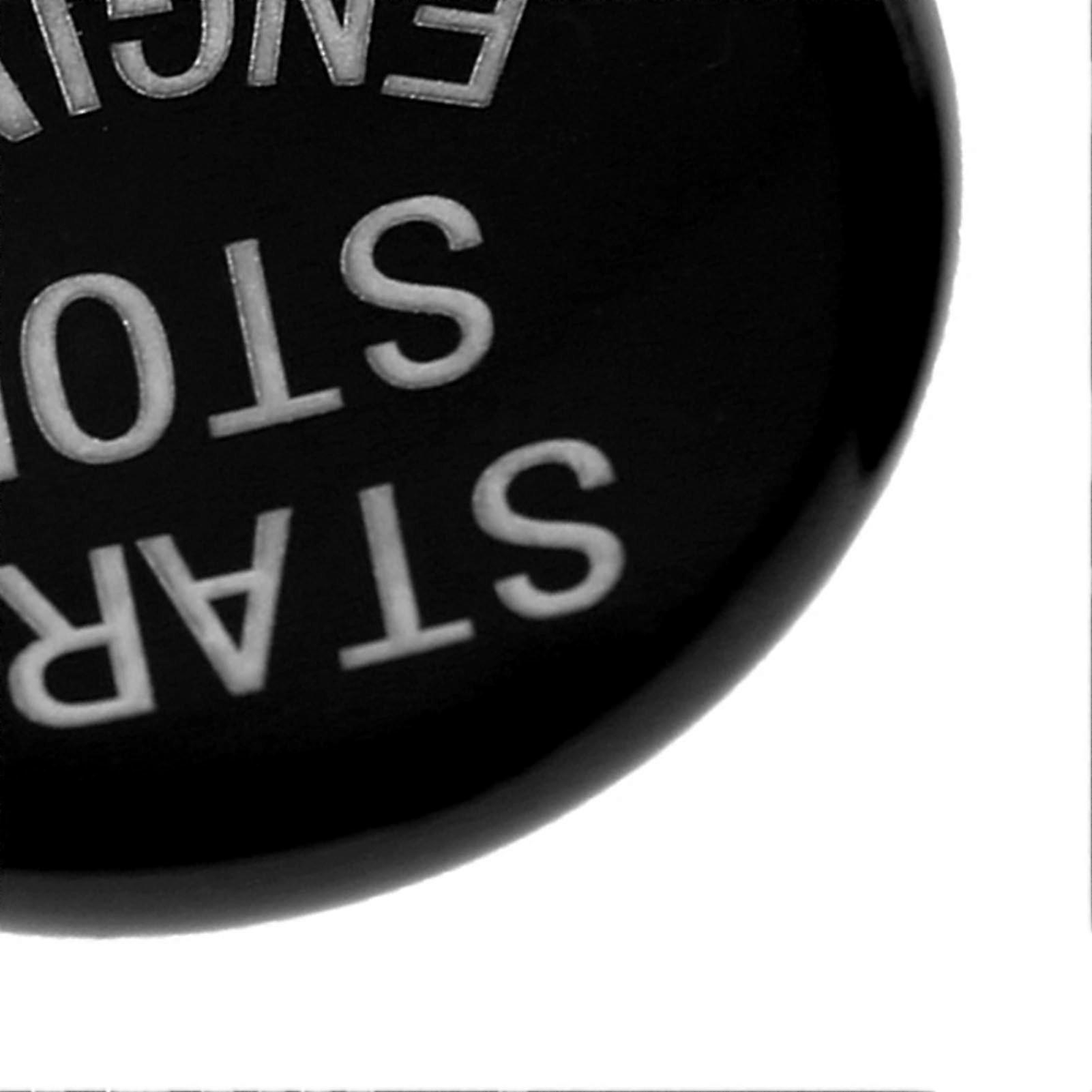 Car Engine Start Button Cover E Disk Bottom 25mm Black for E90-E93