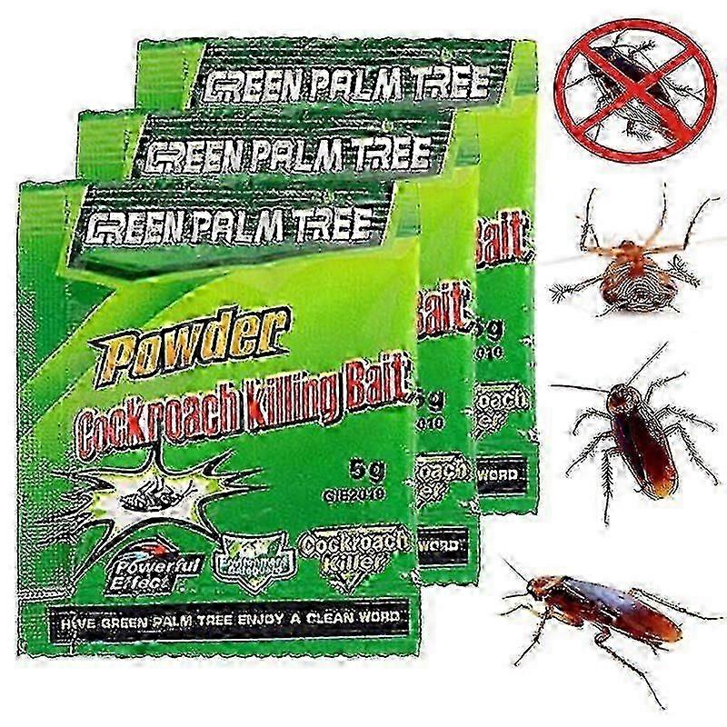 50pack صرصور قتل الطعم الحشرات القضاء على مسحوق الصرصور جاذب المبيدات الحشرية