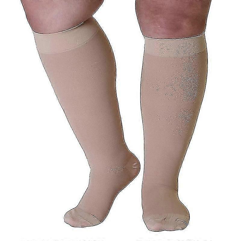Compression Socks 20-30mmHg for Men & Women - Shin Splint & Varicose Vein Relief, Plus Size Graduated Support Socks