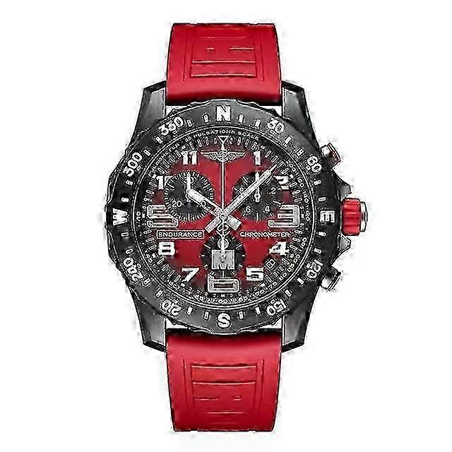 クロノグラフウォッチメンズクォーツハイエンドスポーツ腕時計多機能6ピンプロフェッショナルメンズウォッチ