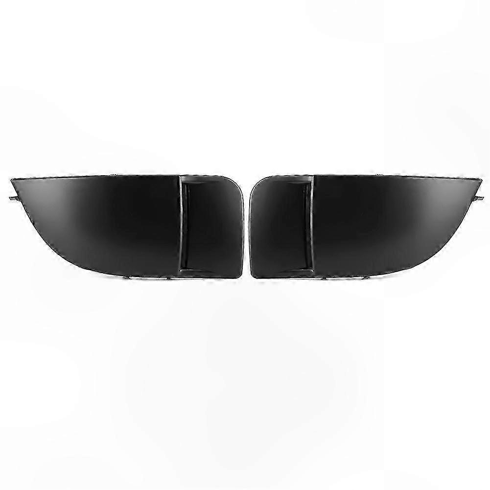 Front Fog Light Bezel Cover Pair, Matte Black, Compatible with 2004-2005 Subaru Impreza Models