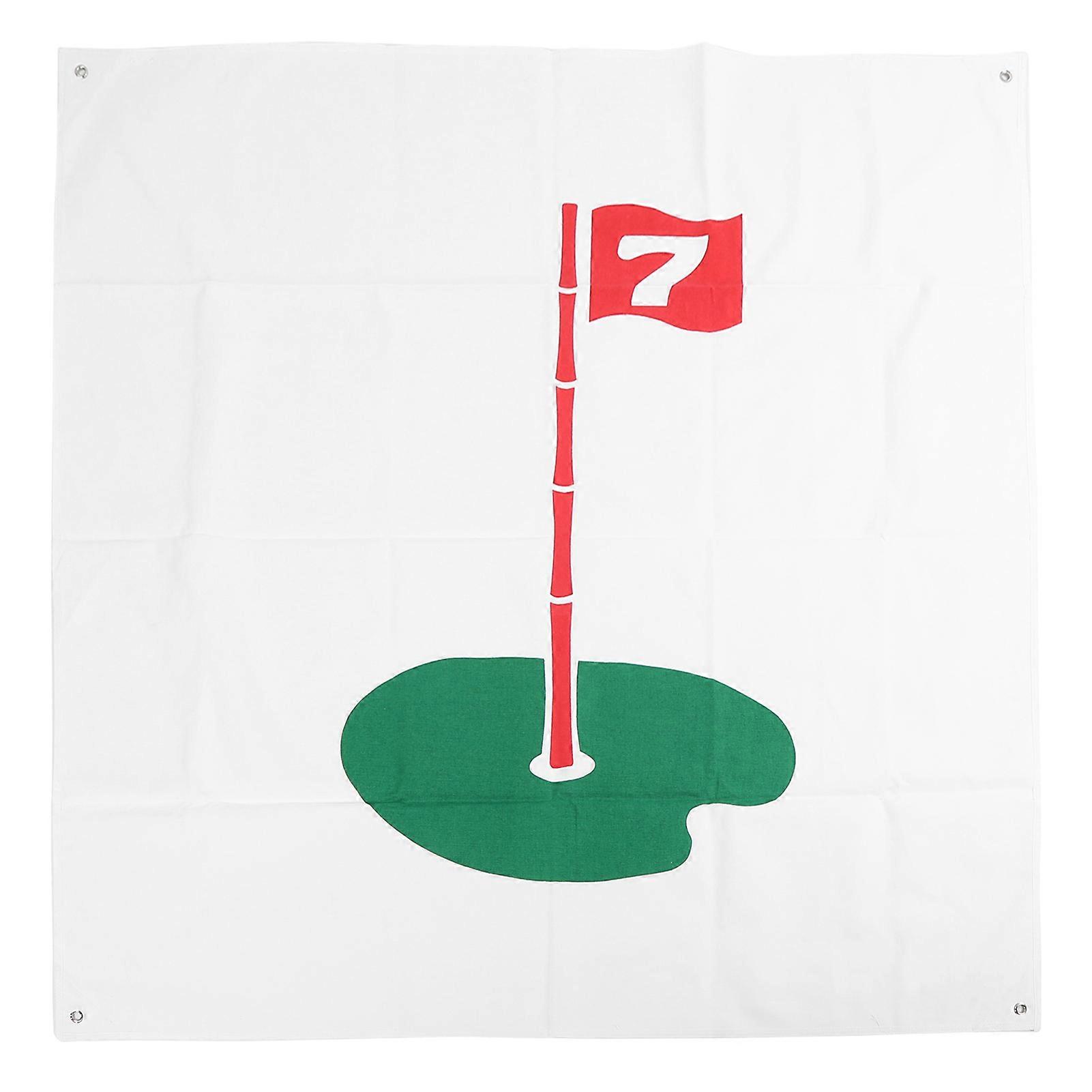 Practice Hit Cloth Good Sound Golf Hitting Target Net for Indoor Outdoor Training(''7'' Pattern )