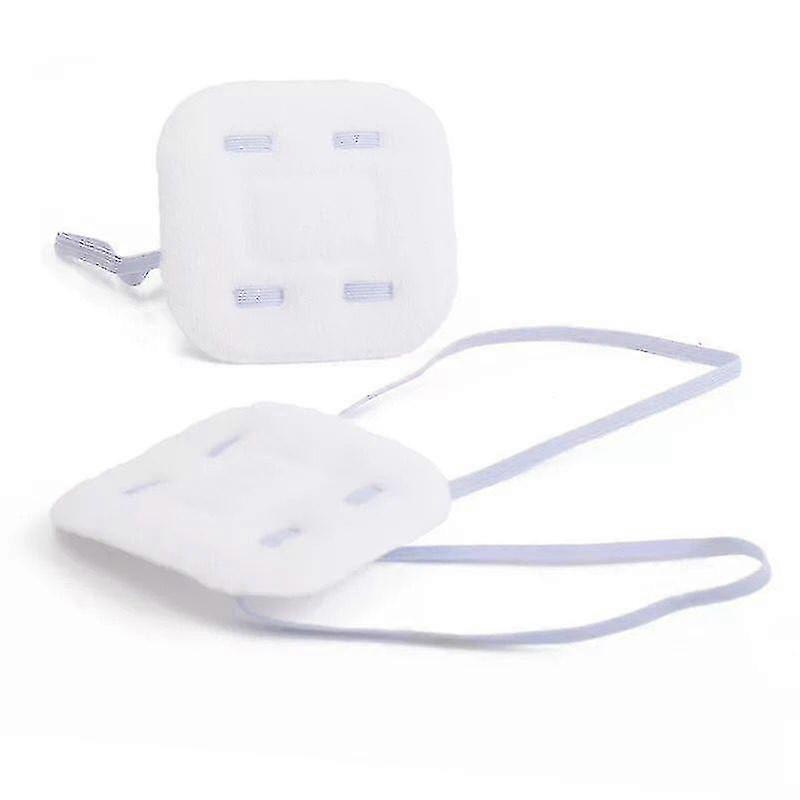 3 Pcs White Eye Patch Single Adjustable Comfortable Eye Mask