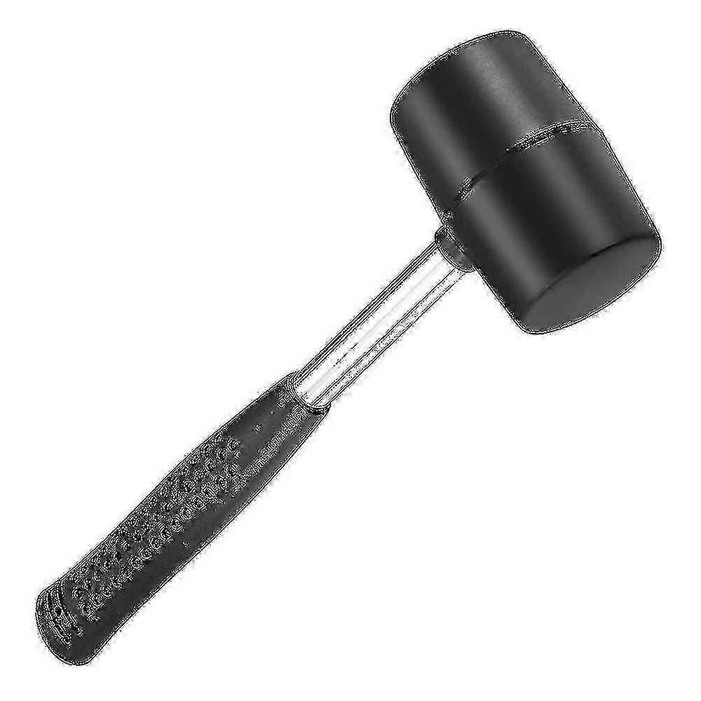 Rubber Mallet 500g Black Heavy Duty Rubber Mallet Hammer For Diy, H...