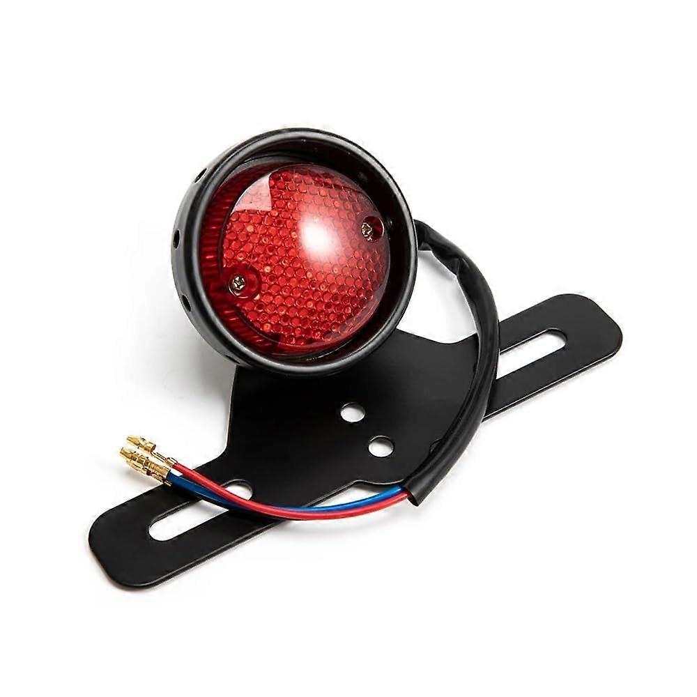 Motorcycle Stop Tail Light 12V LED Rear Brake Light With Install Bracket Rear License Lights
