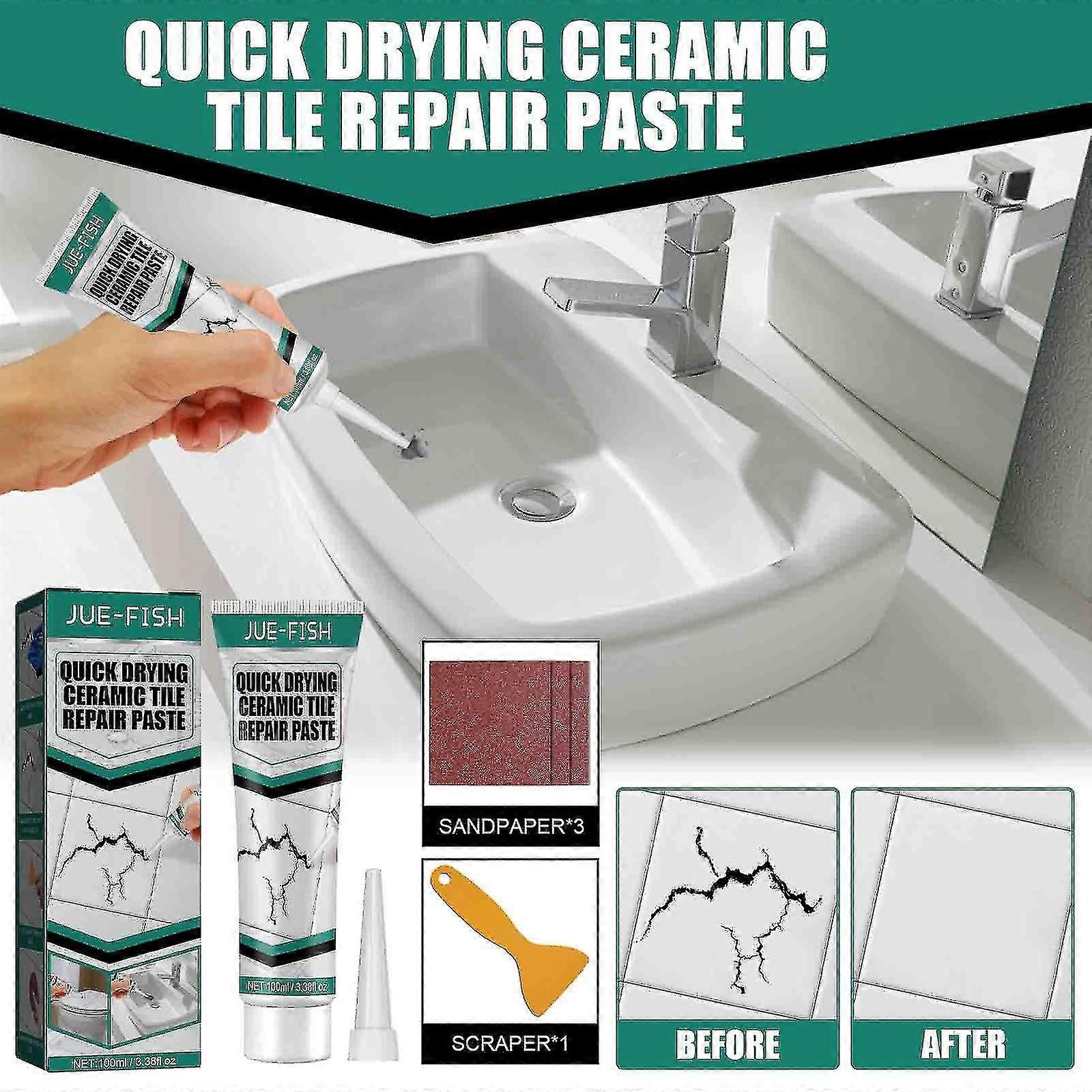 Tile repair paste, 100ml, quick-drying and environmentally friendly for multiple scenarios