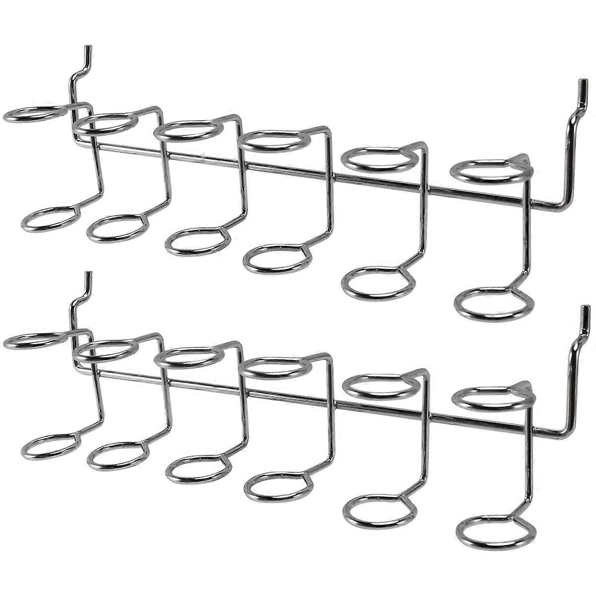 8 Pcs Screwdriver Holder Pegboard Multi-Tool Holder Accessory Pegboard Accessories Multi-Ring Tool H