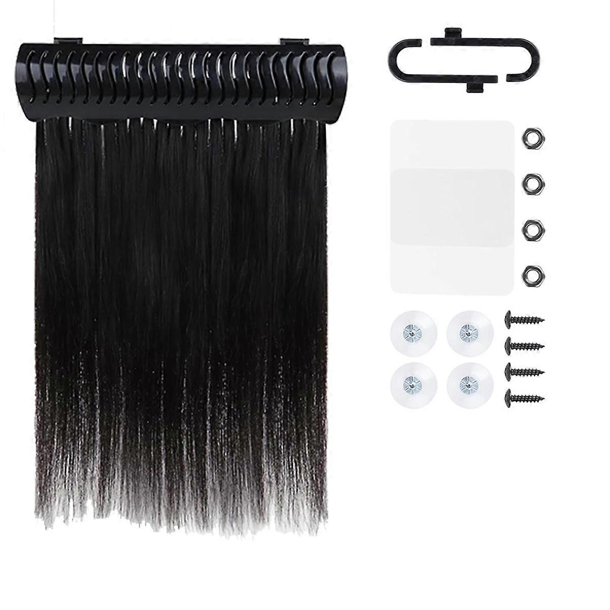Hair Extension Holder Stand for Styling, 4 Installation Modes with Tool, Hair Extension Holder Designed for Washing B