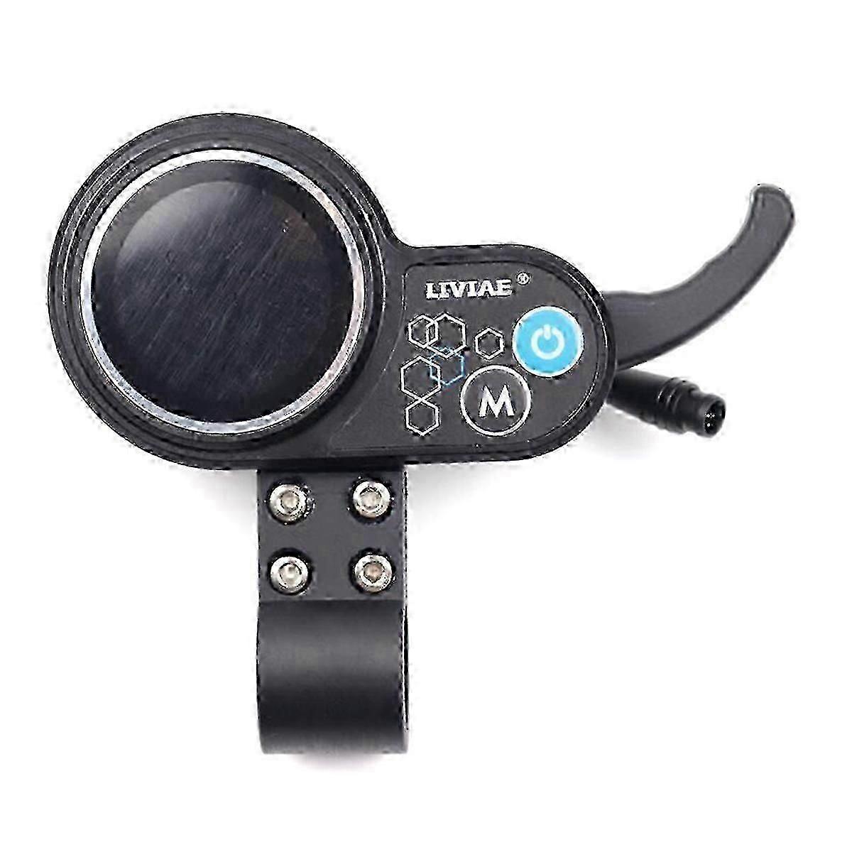 LIVIAE 36V-48V 350W Motor Brushless Controller LCD Display Panel Thumb Throttle Electric Bicycles S Edition