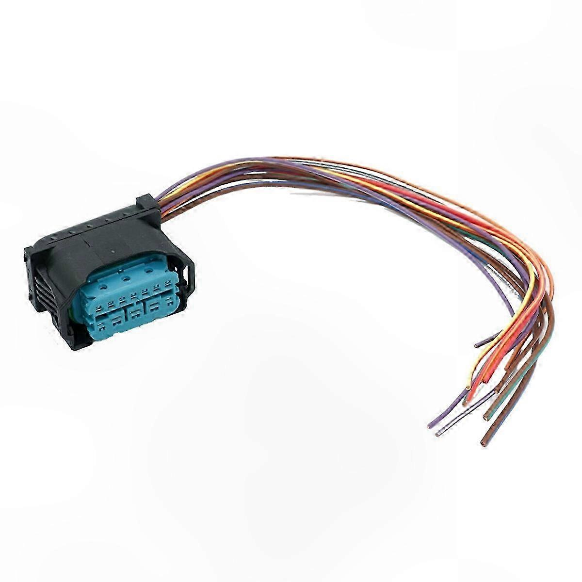 12-Way LED Lamp Headlight Wiring Harness Adapter Connection Kit