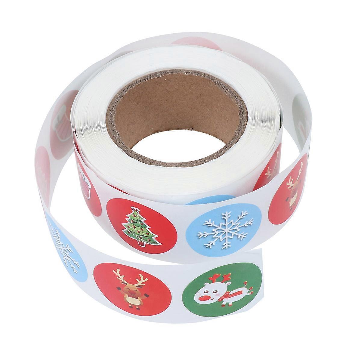 Present Tags Stickers Scrape Sticker Christmas Handmade Cookies Shops Sealing 1 Roll