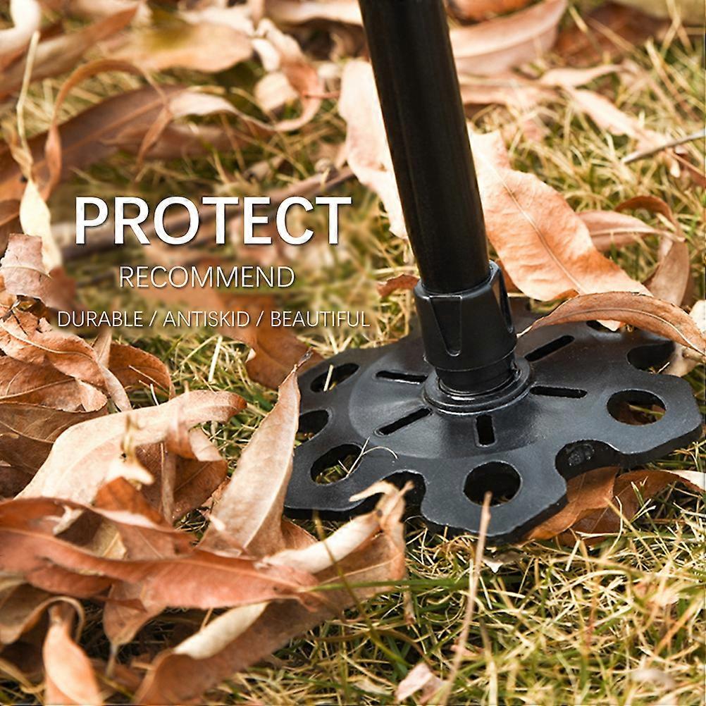 6Pcs Black Snow Baskets Replacement Tips 8.6cm Diameter