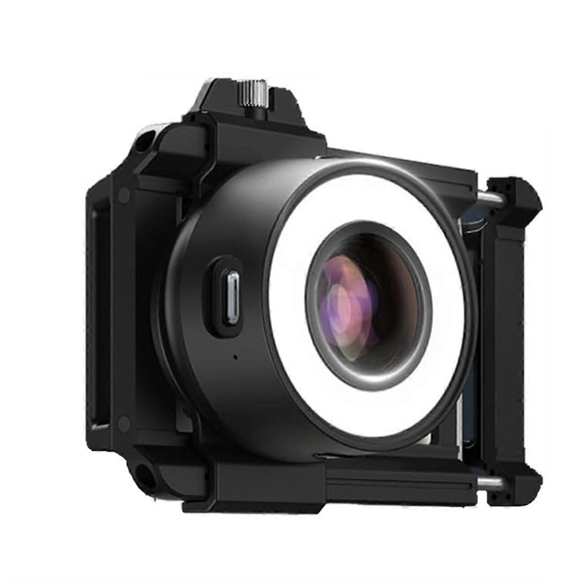 120X Zoom Macro Lens for Cell All Phones, Pocket Microscope Lens with Selfie Light, Macro Photograph