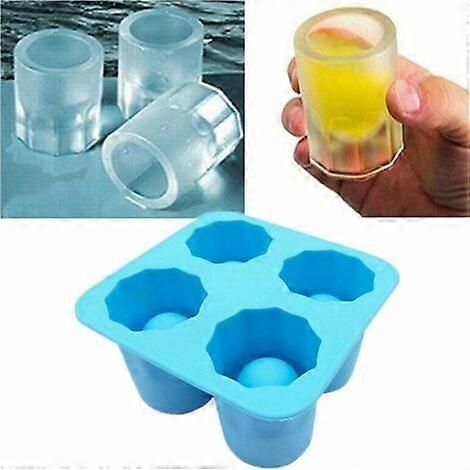 (Blue) Ice Mold Ice Cube Mold Large Silicone Ice Cube Tray Ice Ball Molds New Ice Cube Tra