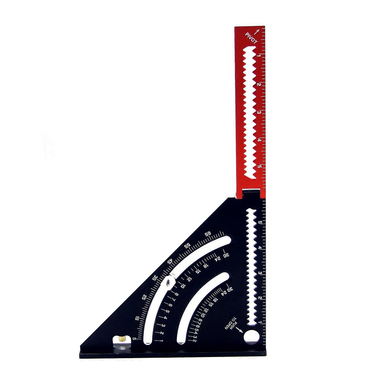 Foldable Multifunction Measuring Ruler 317x185mm Black Orange
