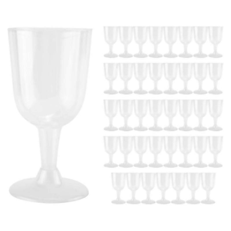 For Clear Plastic Wine Glass Recyclable Shatterproof Wine Goblet Reusable Cups For Easy To Clean And