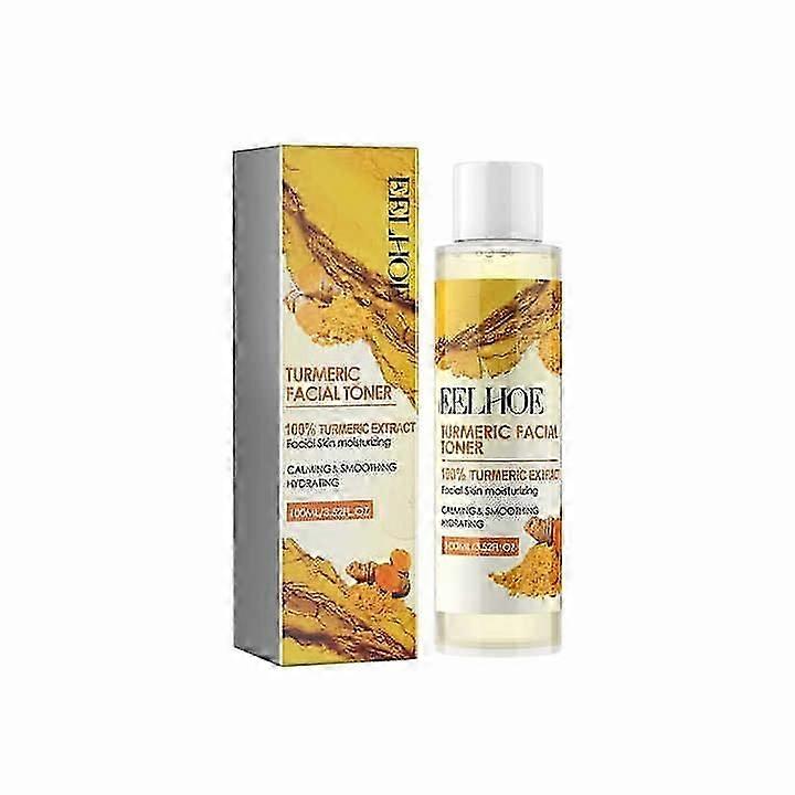 EELHOE Turmeric Toner Moisturizing, Refreshing, Repairing Pores, Diminishing Nasal Lines, Smoothing