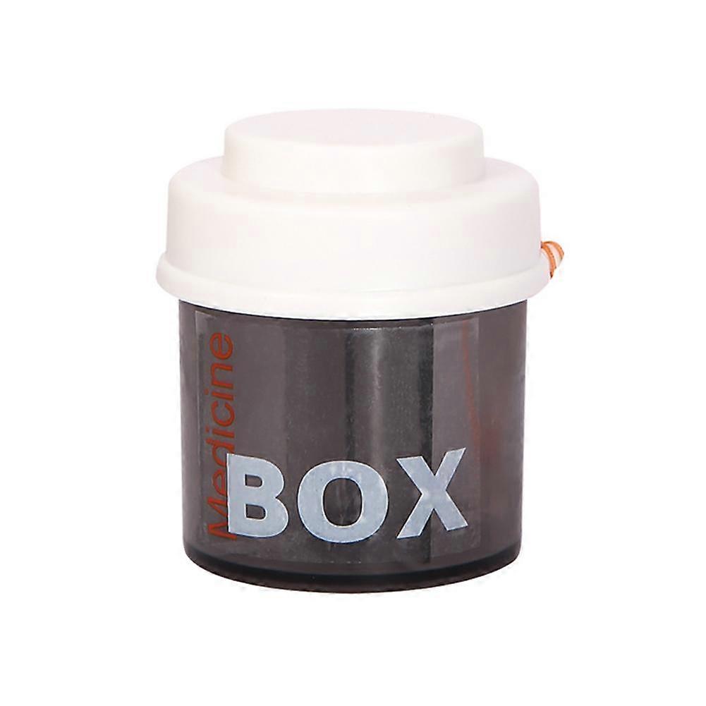 Pill Box 4 Grids Portable Medicine Refill Box, Daily Travel Medication Box
