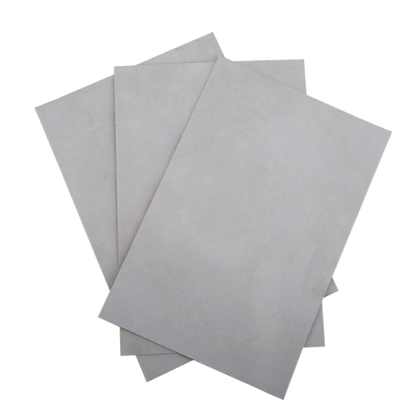3pcs PVC Repair Patches Kit Set for Inflatable Raft Boat Canoe Kayak (Grey)