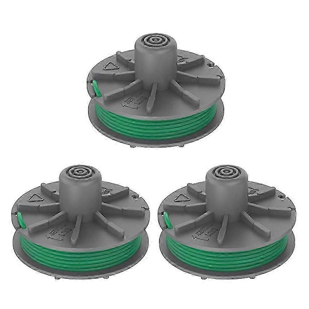 3Pcs Replacement Lawn Mower Spools Suitable for Gardena 5309-20 Parts Grass Trimmer Wire Reels