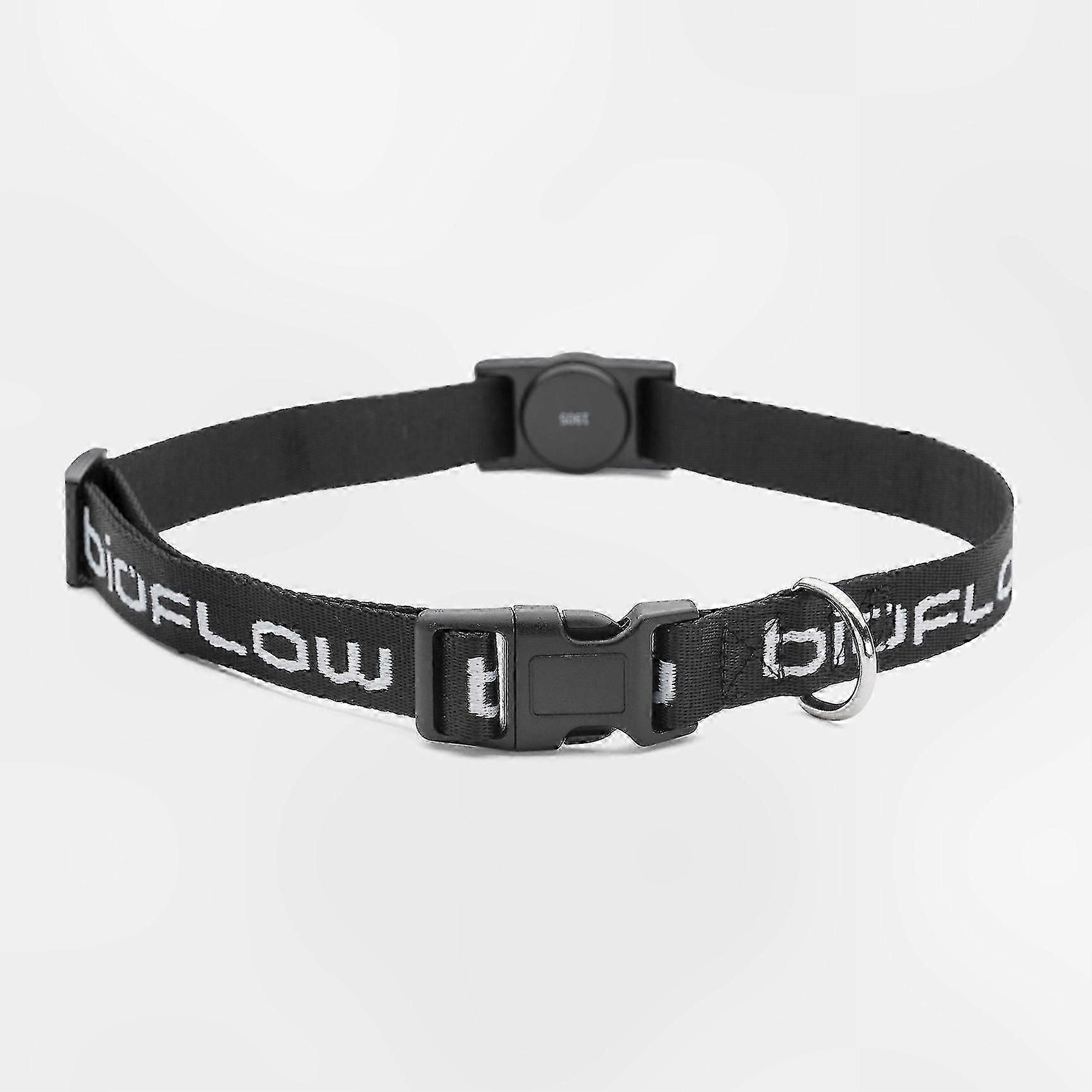 Magnetic Dog Collar in Black with Bioflow Technology