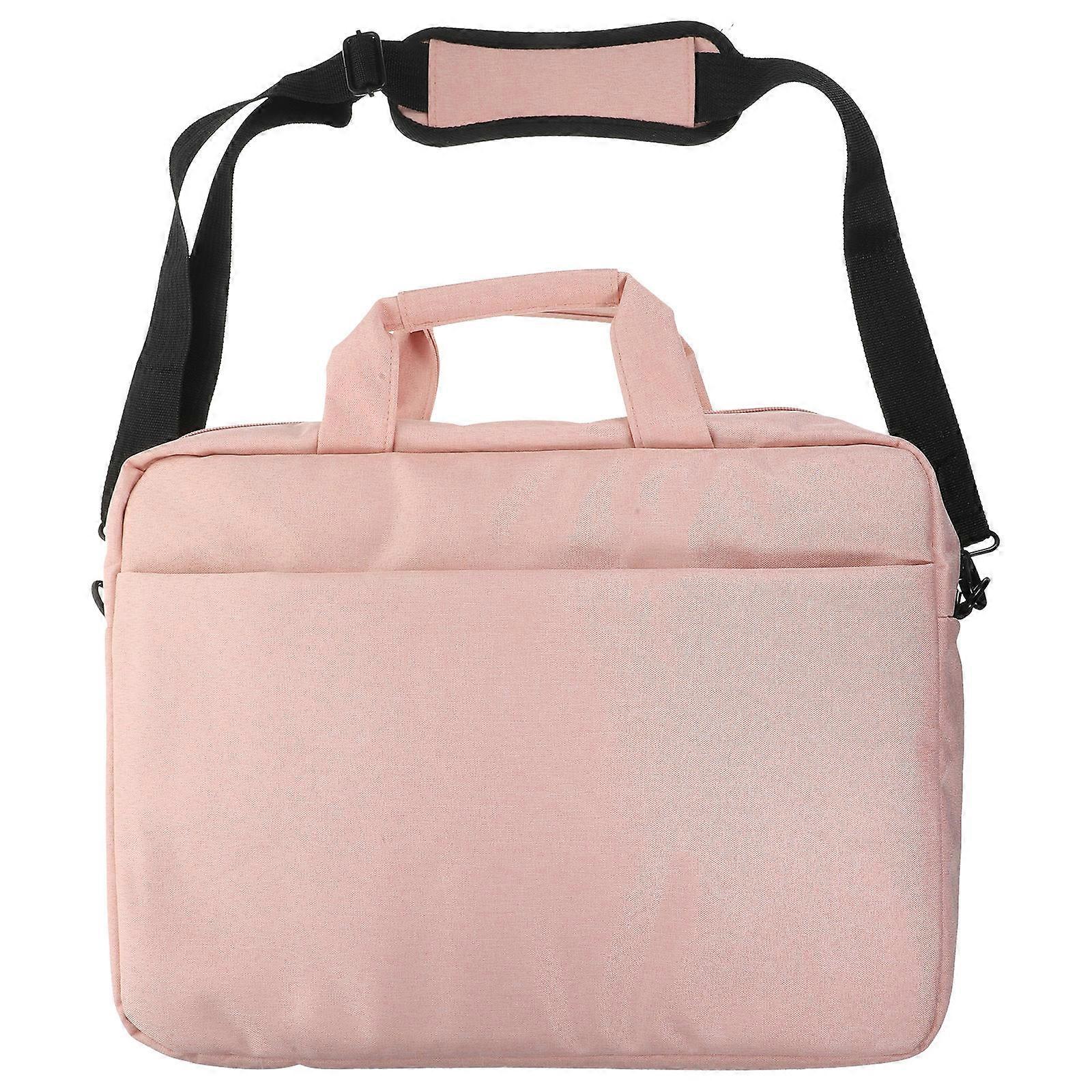 Laptop Carrying Bag Shock-Absorption Storage Bag for Daily Use 1Pcs Pink