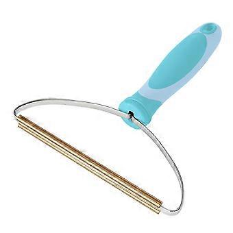 Dog Cat Hair Remover Reusable Manual Pet Hair Remover for Clothes Stairs Rug Blue