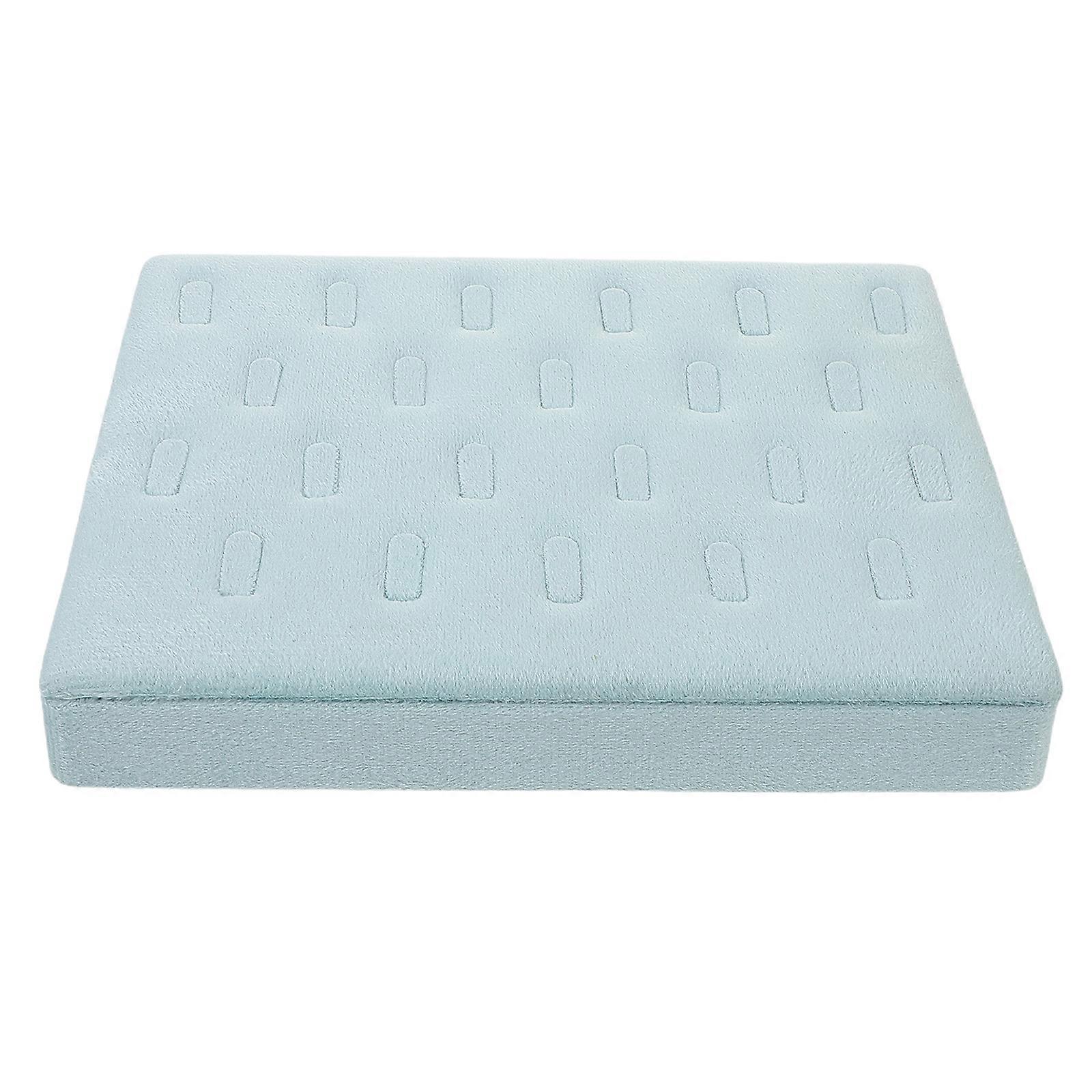 Ring Organizer 22-Slot Ring Board for Display Use 2Pcs Light Green Slanted Stand