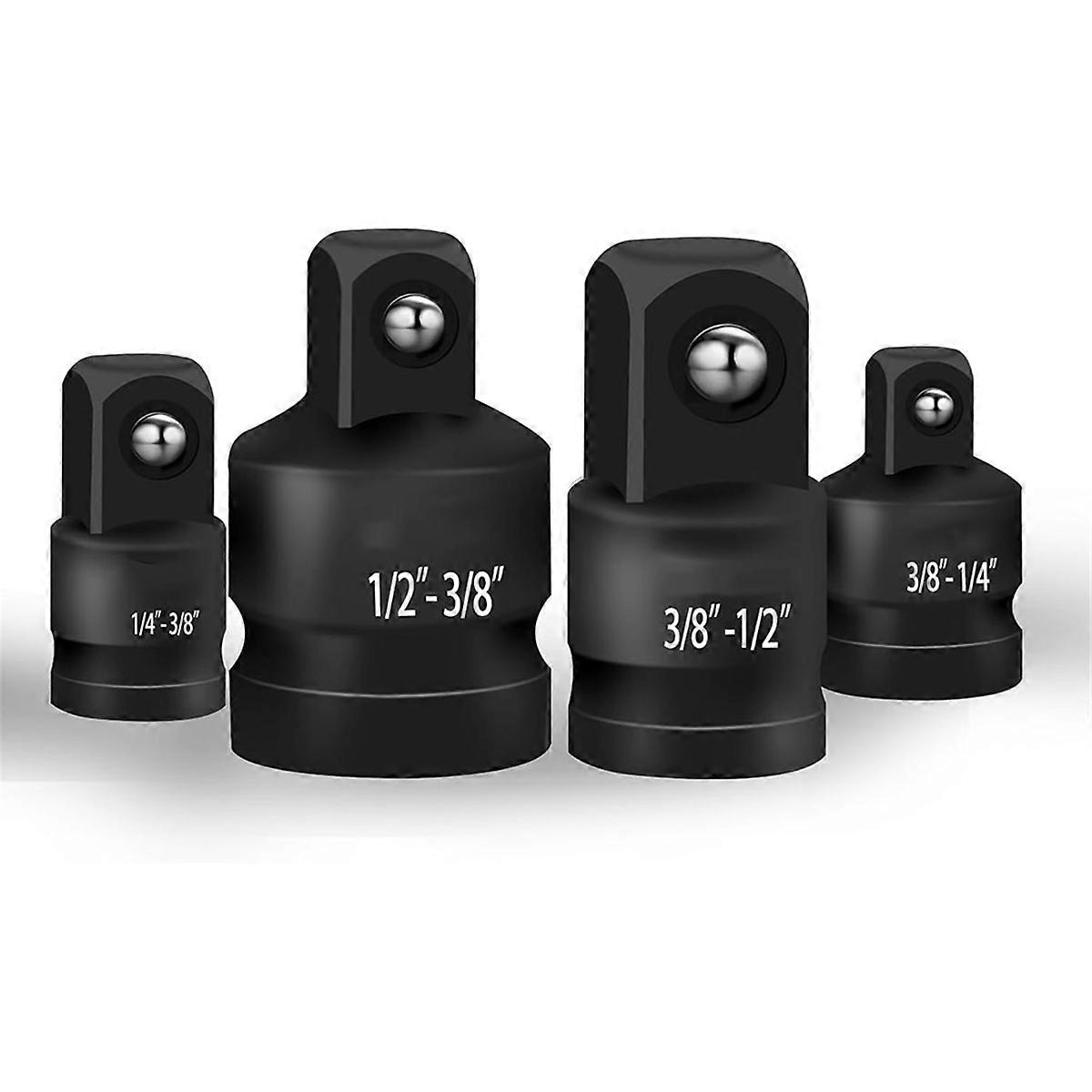 Impact socket reducer and adapter set, steel impact adapter set, B