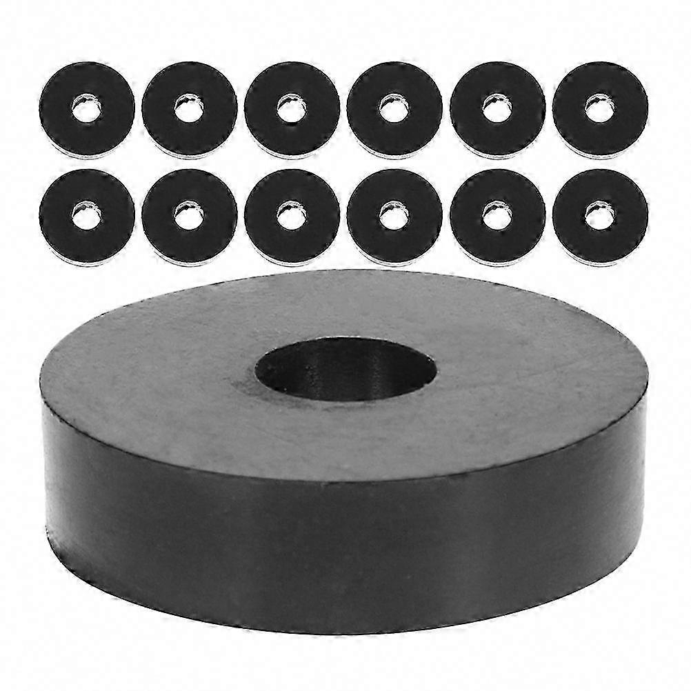 25pcs Rubber Washers Bolts Spacers Fan Rubber Blocks Multifunctional Rubber Washers