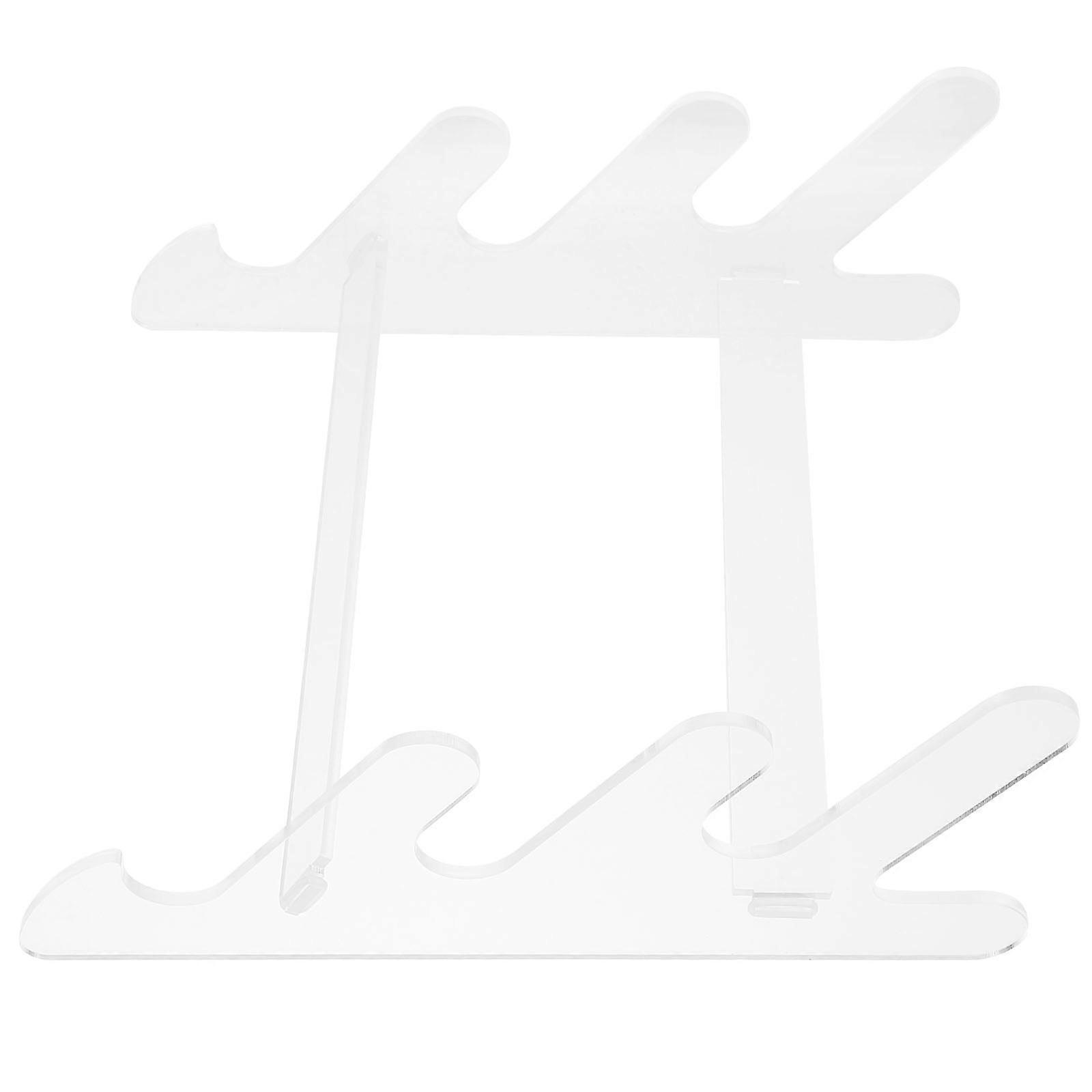 Clear Keyboard Stand Acrylic Mechanical Keyboard Stand for Desk 3Pcs