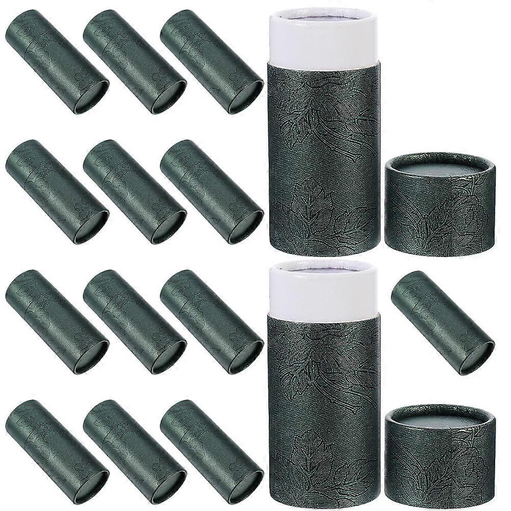 45Pcs Essential Oil Bottle Packaging Box for Storage Use with Lid Green