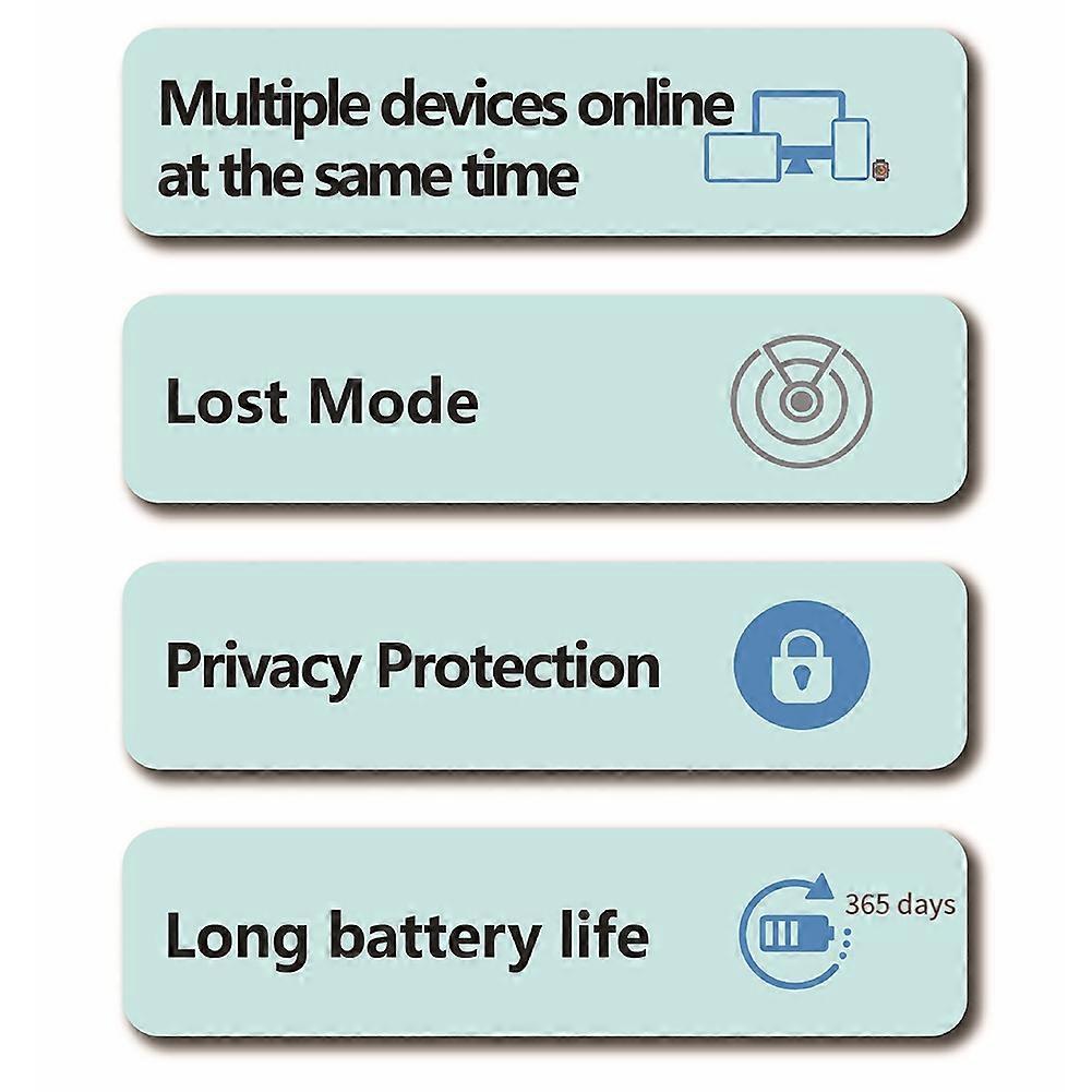 Bluetooth GPS Tracker for Samsung SmartThings Positioning Finder, Smart Anti-Lost Alarm, Reminder, Positioning Device