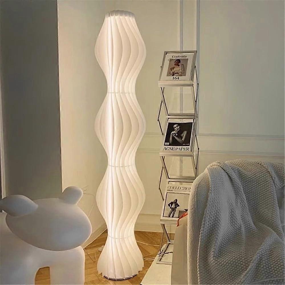 Floor Lamp For Living Room 3-Way LED Dimmable 67-Inch Column Lamp With Hula Skirt Shade Tall Corner Light