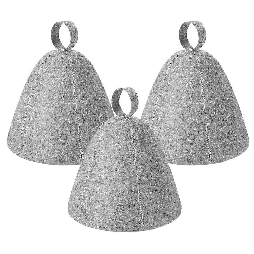 12Pcs Felt Sauna Hat Set for Bath Use Waterproof and Lightweight Cap