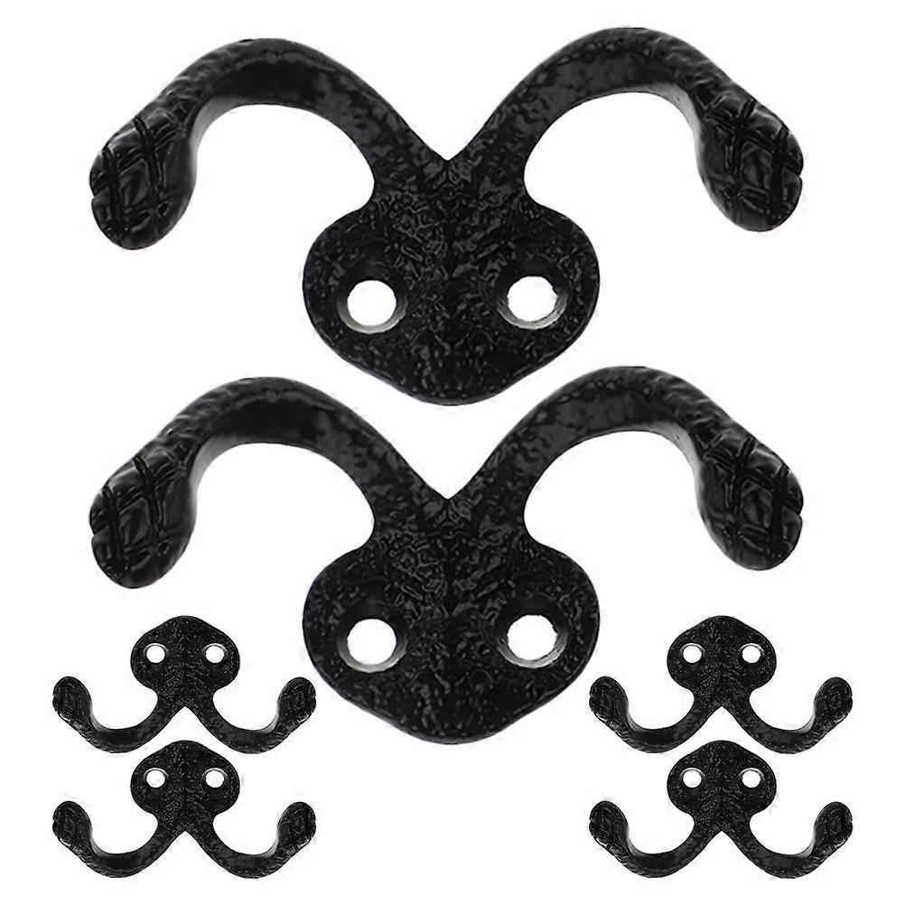 Towel Hook for Bathroom Wall Zinc Alloy Double Hooks 24Pcs
