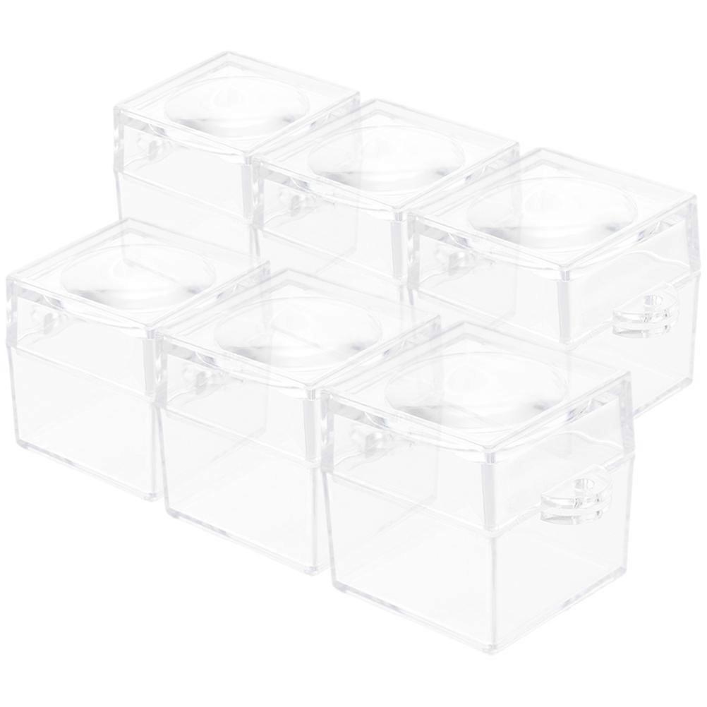 Household Magnifier Containers Nature Exploration For Children Home Learning Transparent 12 Pcs