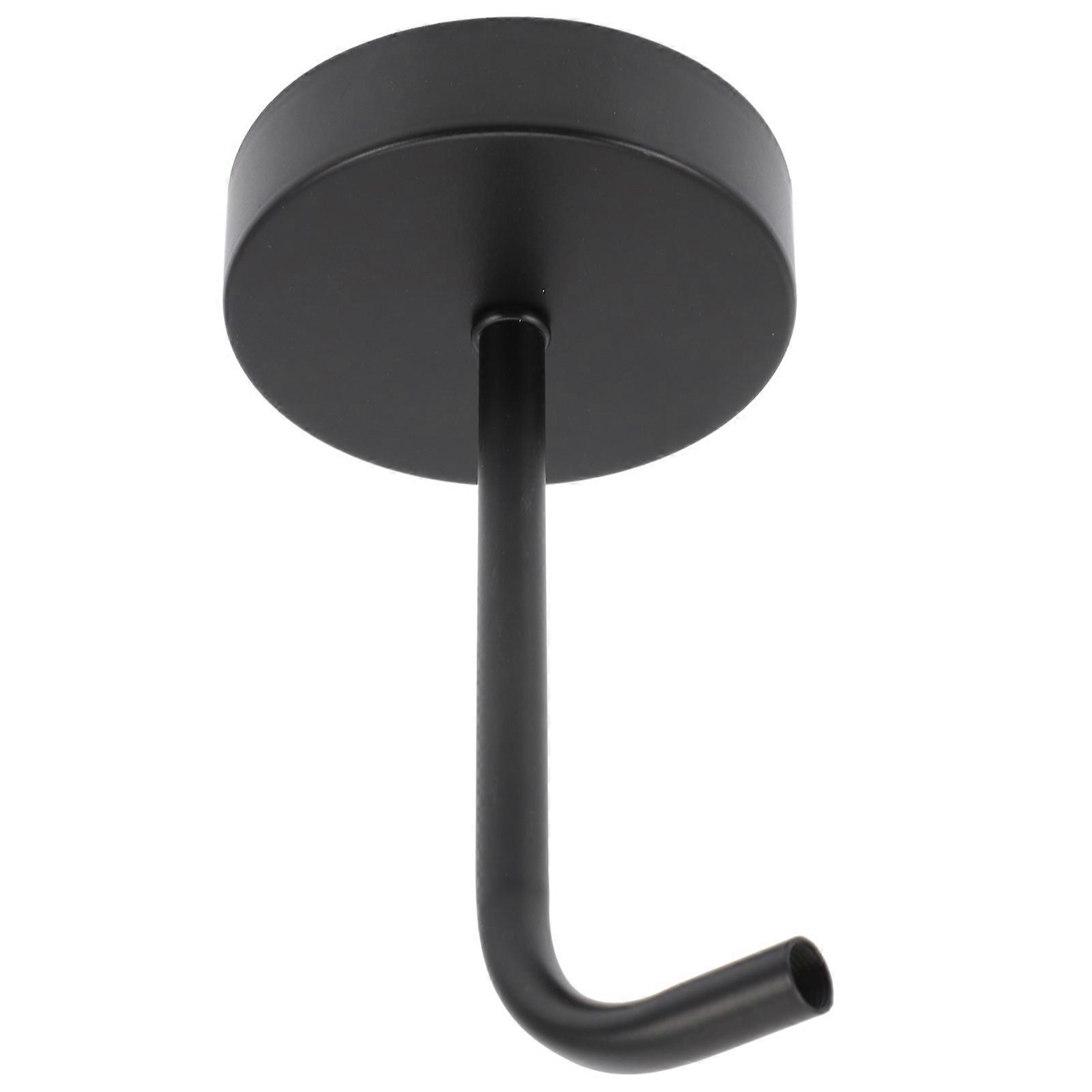 Black Wall Light Pole Lamp Holder for Home 2Sets Metal Support