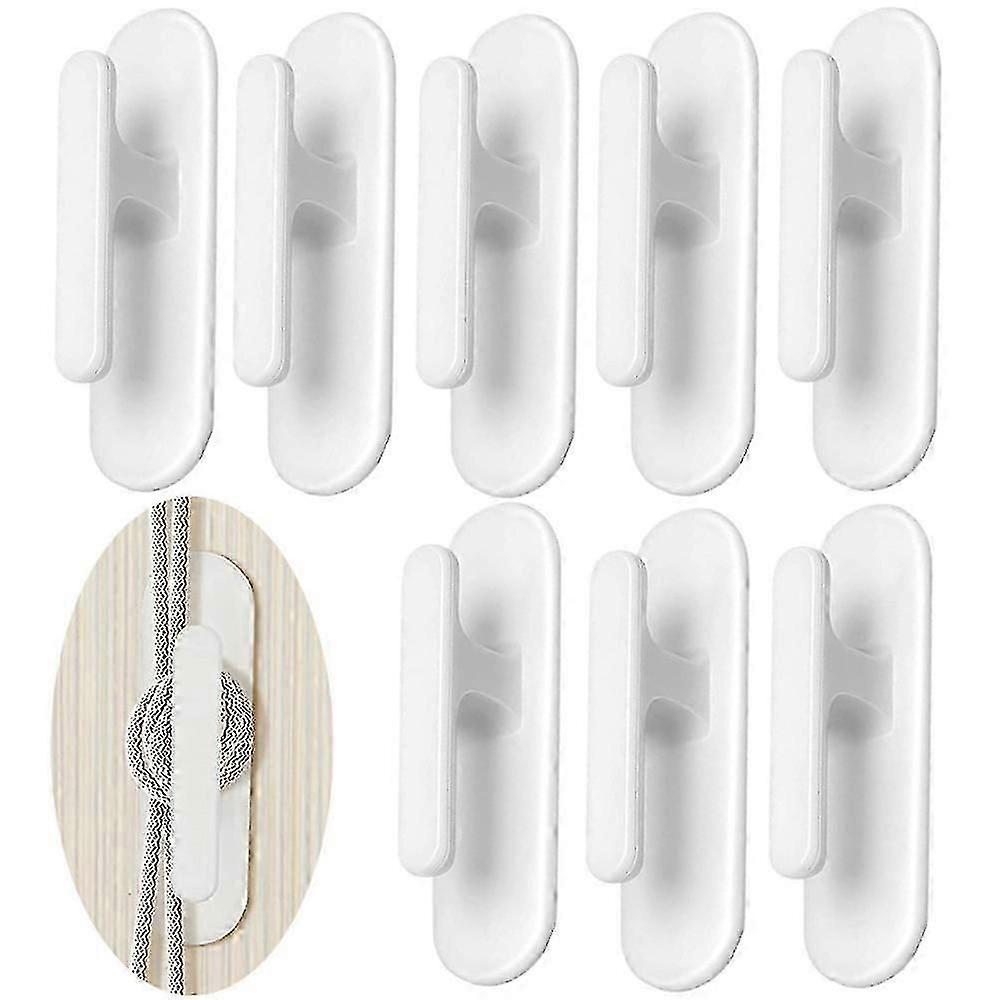 8PCS Blind Cord Hook Self Adhesive, Glued to the Wall Venetian Blind String Holder, Self Adhesive Hooks for Door Blind, White Adhesive Blind Cord Hook