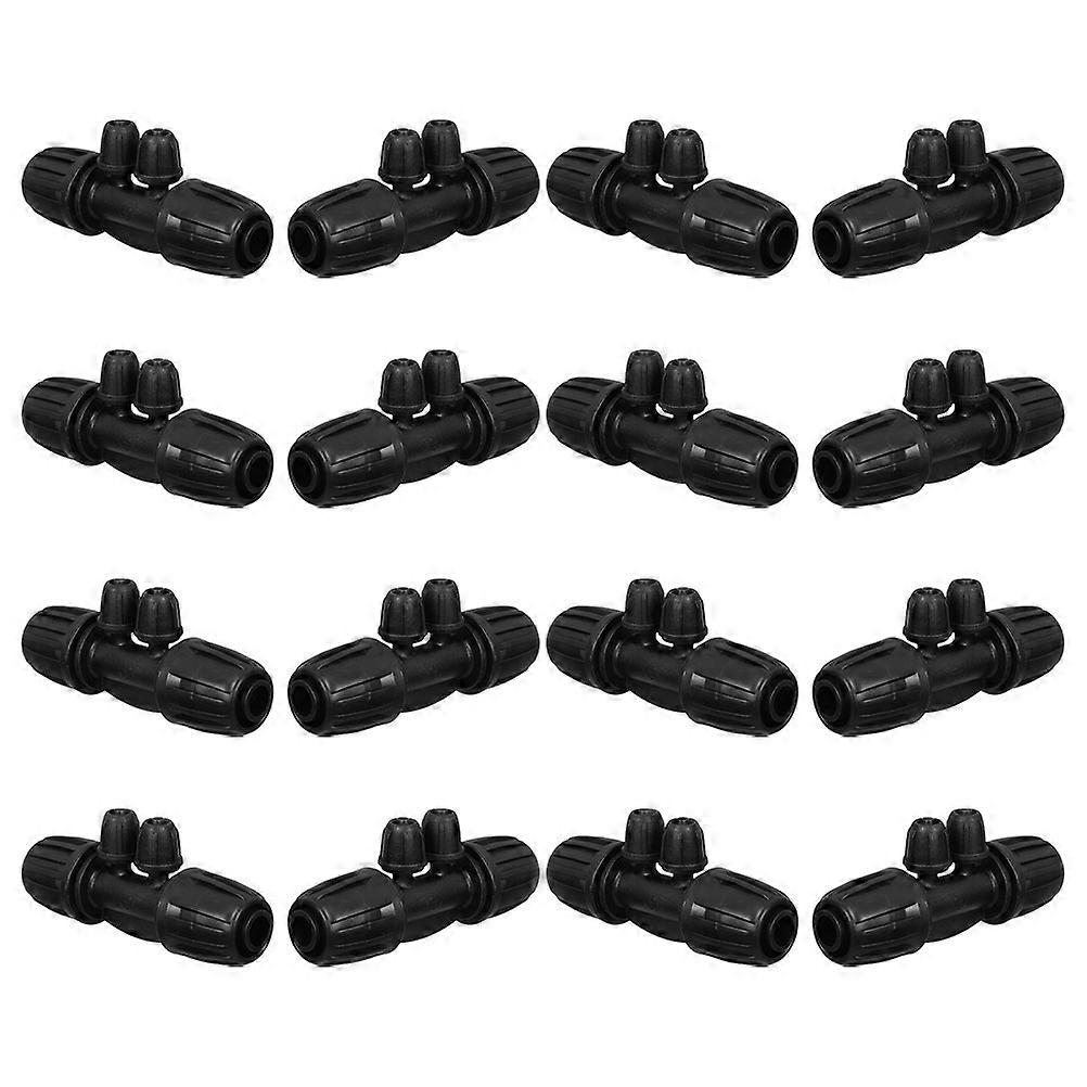 Irrigation Connectors Drip System Barbed Fittings Kit for Efficient Watering 32Pcs