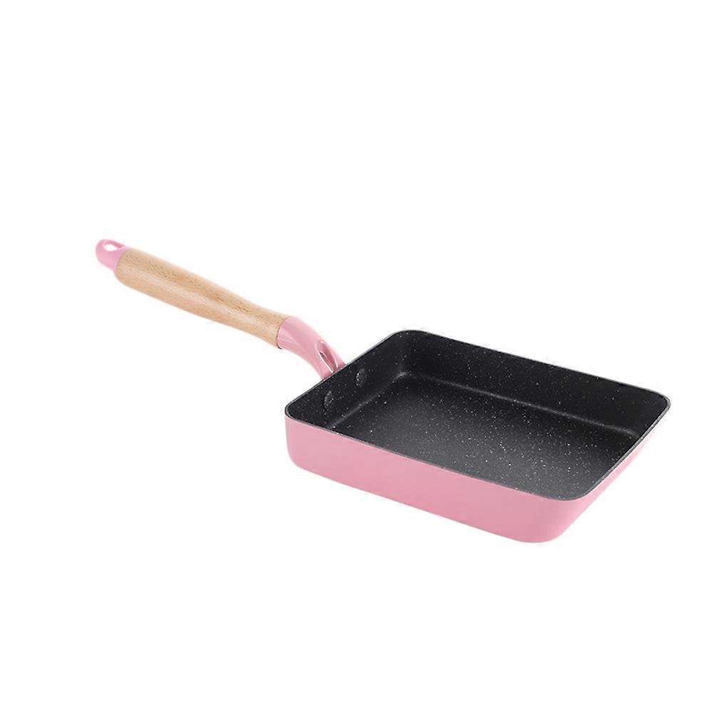 Pink Non-Stick Frying Pan for Cooking Use with Long Handle 1 Piece