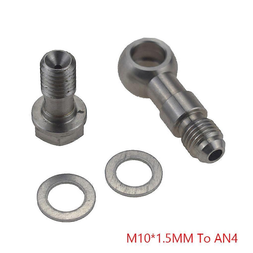 Sturdy And Durable Turbos Banjo Bolts Kit For M10x5 To 4AN Models Turbos Oil Feed Banjo Bolts Kit