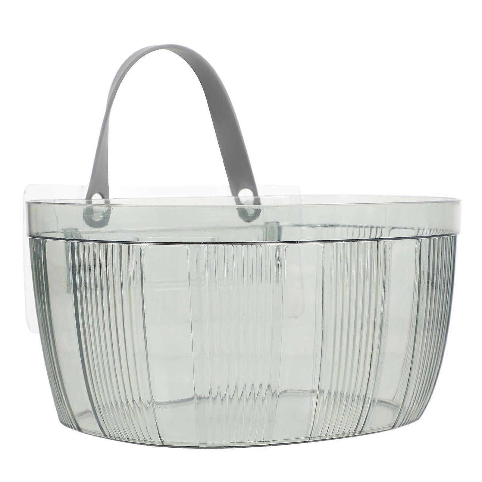 Hanging Basket Pantry Basket Kitchen Bathroom Storage Plastic Space-Saving 1Set