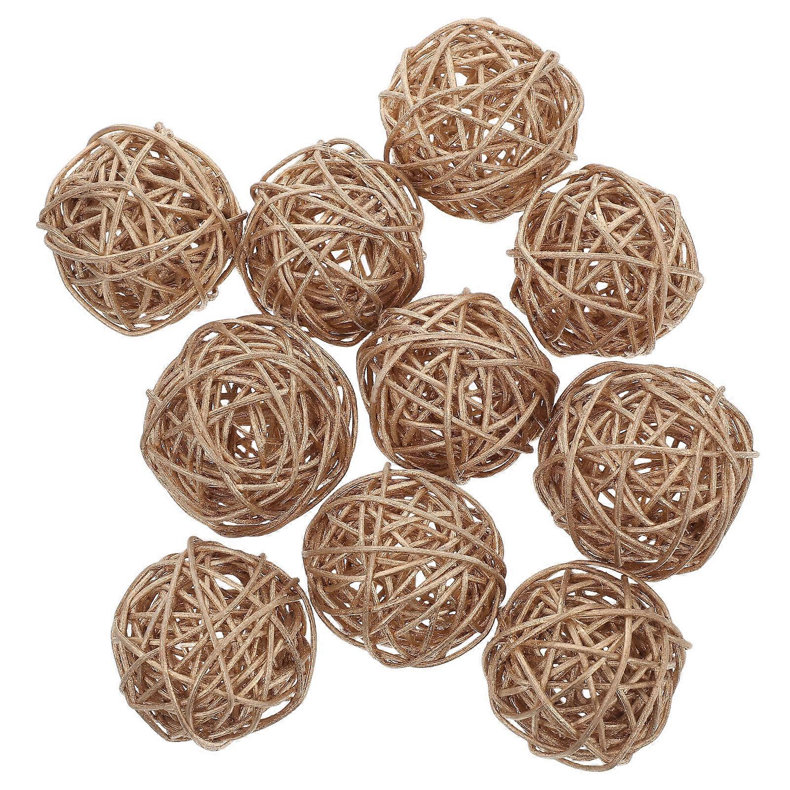 Rattan Ball Aromatherapy Diffuser Pack with 40Pcs for Vase Fillers