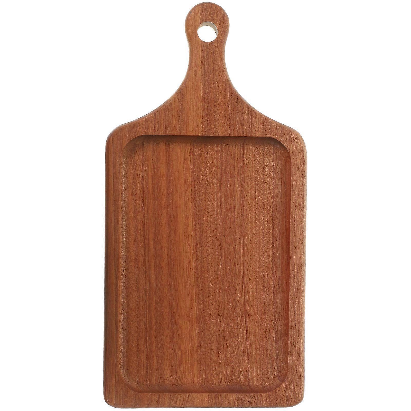 Wooden Board Paddle Board for Serving 5Pcs Rectangular Wood Tray Multi-Functional