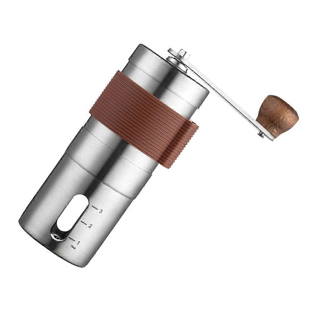 Manual Coffee Hand Coffee Grinder for Grinding Use in Silver Material