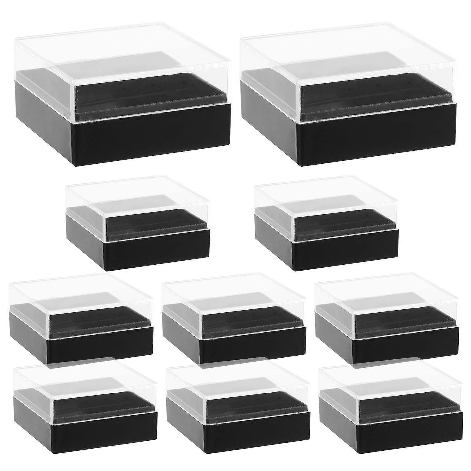 20Pcs Jewelry Display Box for Ring Case with Assorted Color Material
