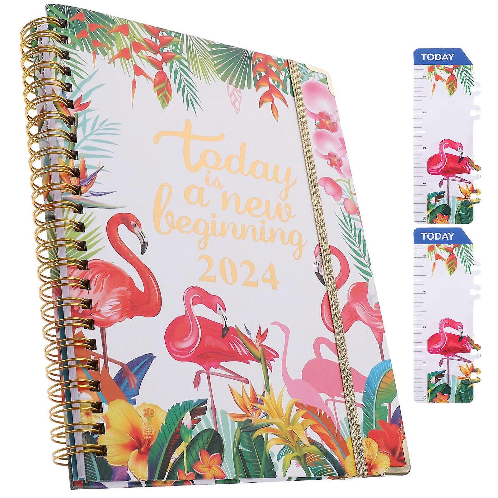 Date Planner To Do List Notepad For Professionals 8.5X6.2in Rectangular Shape Scheduling 2Pcs
