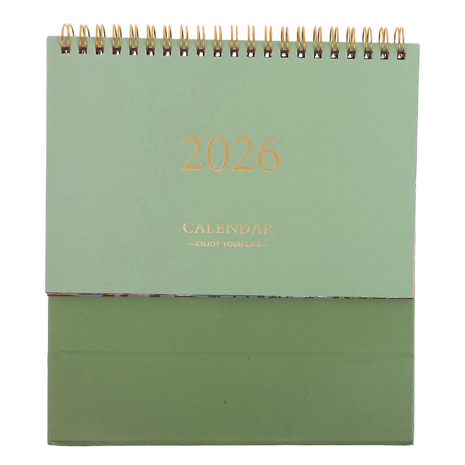 Standing Calendar Mini Desk Calendar for Planning 4Pcs with and Monthly Layout